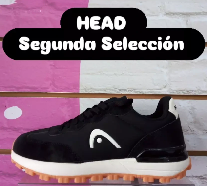 Zapatilla head negro