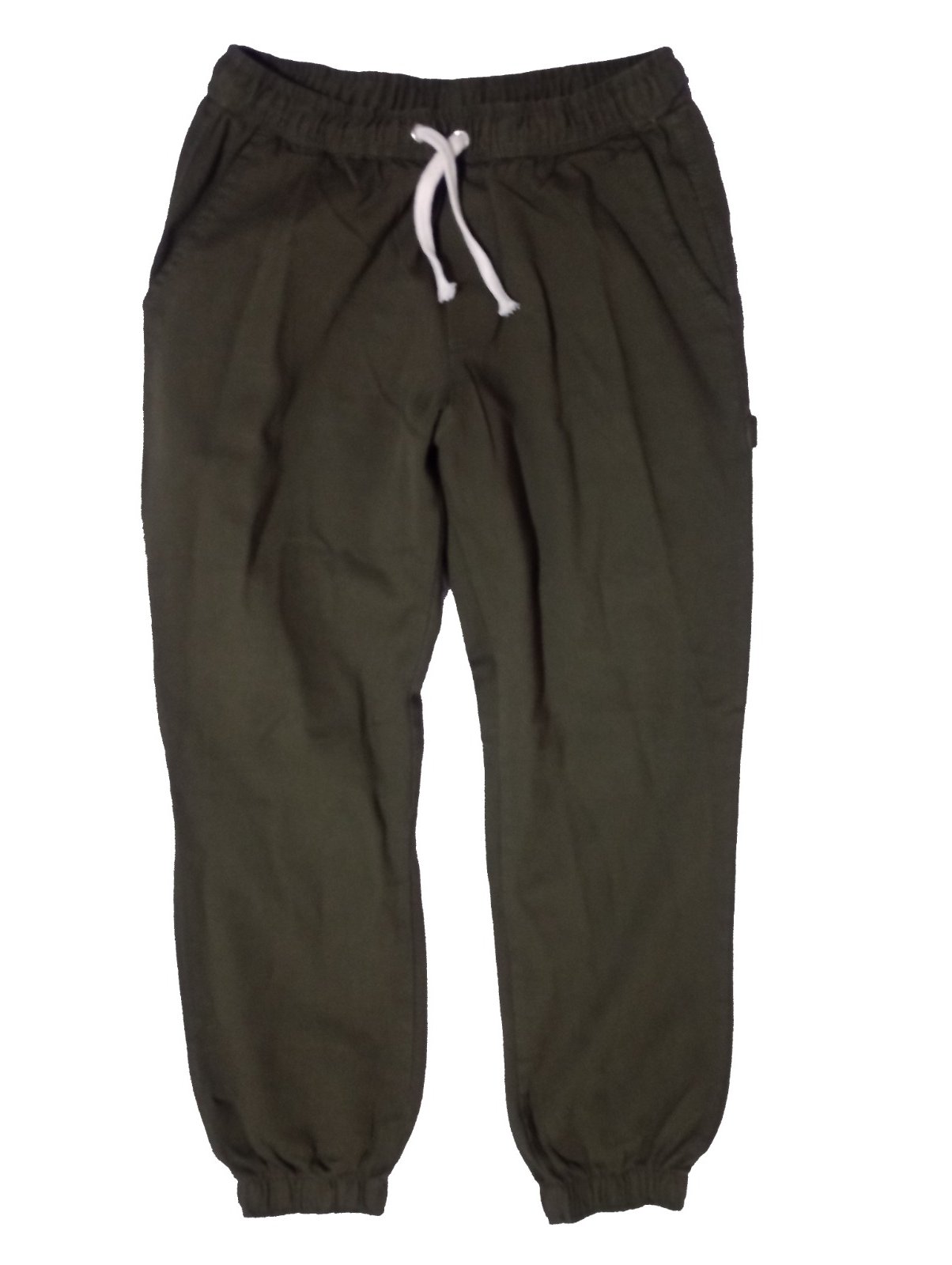 pantalon cargo color verde militar frente